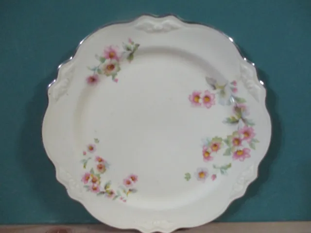 Homer Laughlin Virginia Rose Moss Rose 10" Dinner Plate