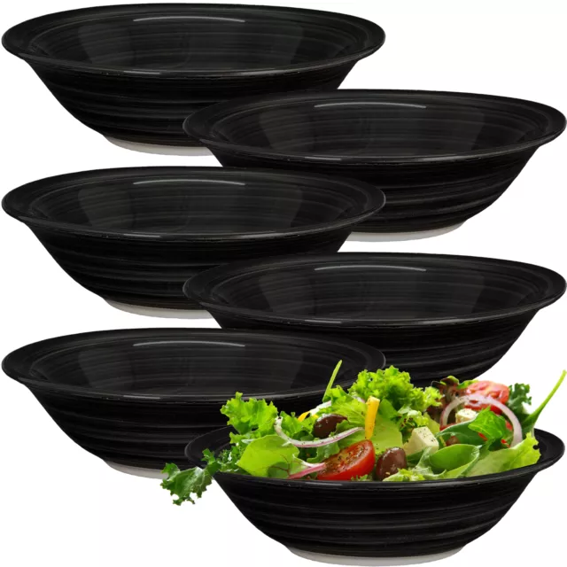 Suppenteller 6er Set Teller Geschirr Speiseteller Dessertteller Salattellet tief