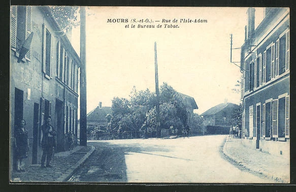 CPA Mours, Rue de l'Isle-Adam and the Tobacco Office