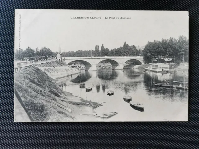 CPA 94 CHARENTON-ALFORT - Le Pont vu d'Amont