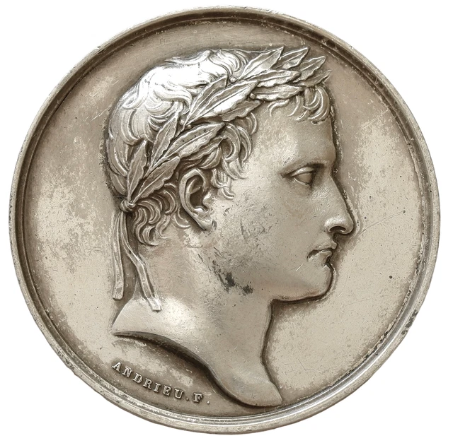 Médaille Amiens 1896 En Argent - Globe 41mm / 35,1g, Originale, état Kratzer Ss
