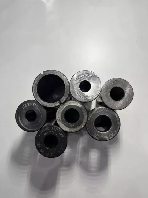 CNC Lathe Precise Tool Holder Bushing Type C 3-1/2" Set of 7 Universal Use