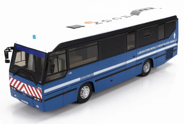 HACHETTE 1/43 MODÈLE Bus Statique Lohr L96 Gendarmerie Police France ...