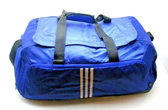 Adidas Originals Duffle Bag Sports Training Gym Fitness Travel Dark Blue VGC