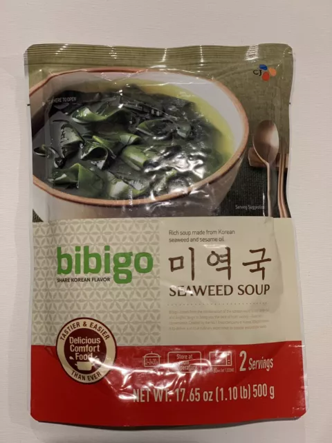 Korean Bibigo Pre-Made Packaged Seaweed Soup 3 Pack 500g AUS Stock