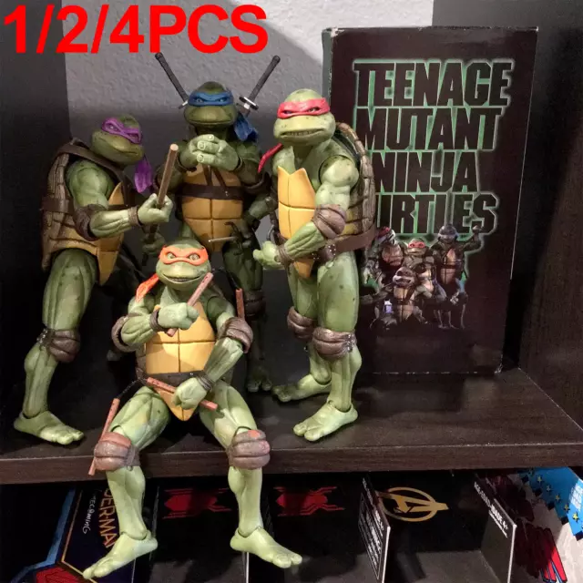 🔥7" Pvc Model 1990 Neca Tmnt Teenage Mutant Ninja Turtles Action Figure Movie