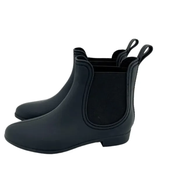 JC Play Jeffrey Campbell Ankle Rubber rain Boots Forecast Chelsea SZ 8 New SH24