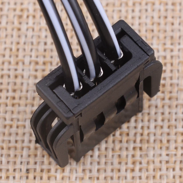 3 PIN CONNECTOR Housing Plug Socket Harness Fit For Audi VW Seat Skoda ...