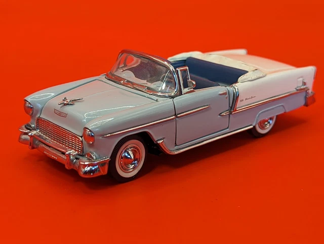 1956 CHEVY BEL Air Convertible 1:24 Scale Diecast Model Car Franklin