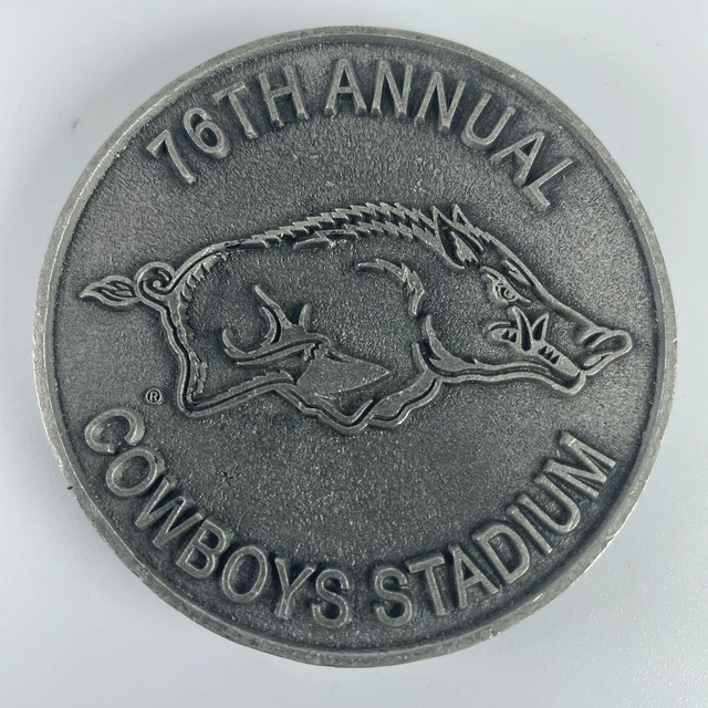 2012 76th Cotton Bowl Commemorative Flip Coin Kansas State Arkansas Razorbacks