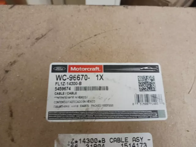 New Motorcraft Starter Cable Harness Assembly WC-96670