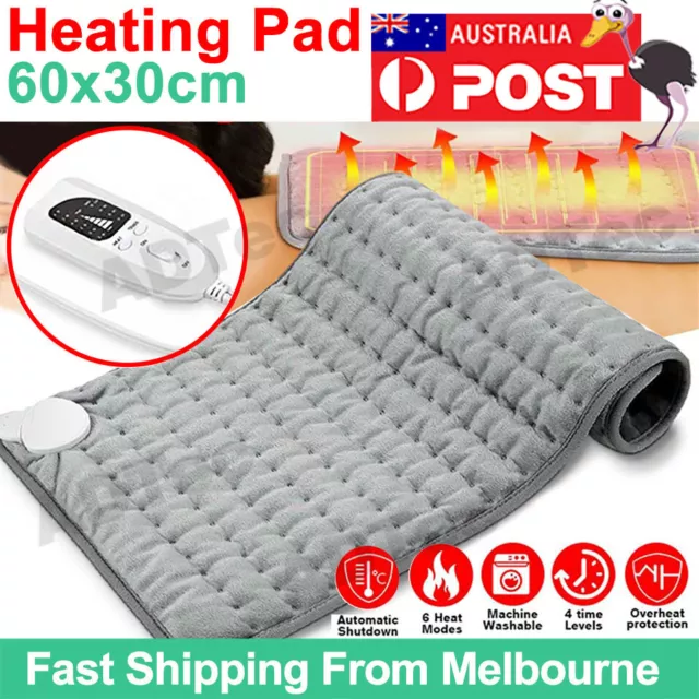 Electric Heating Pad Heat Therapy Feet Warmer Mat Neck Shoulder Back Pain Relief