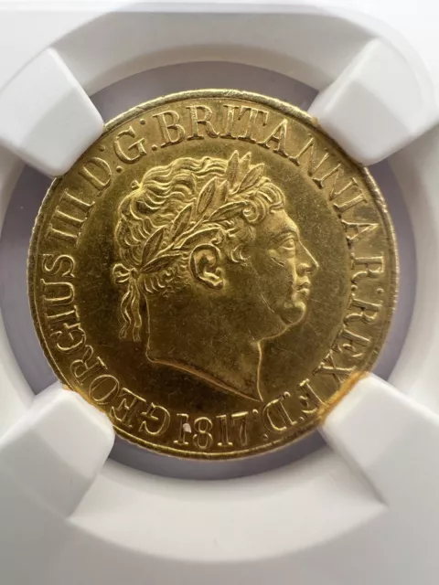 1817 Sovereign NGC MS62 - King George III Gold Coin - Stunning*128