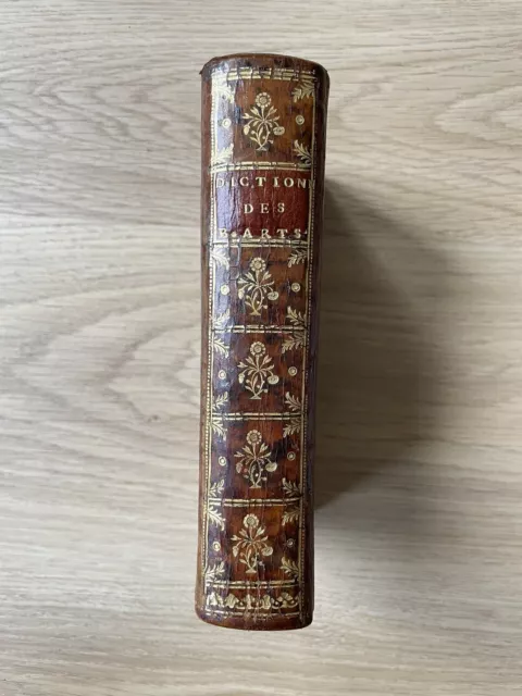 1752 Dictionnaire Portatif Des Beaux Arts