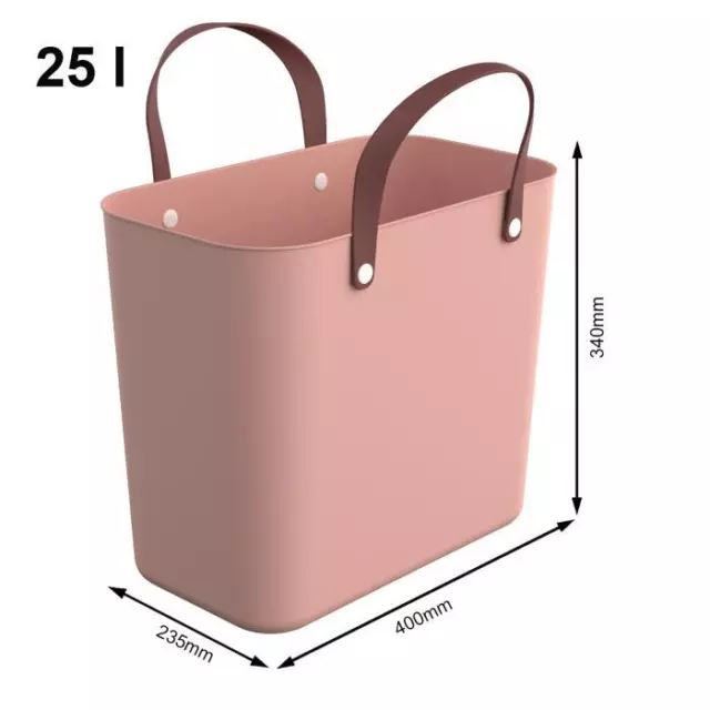 Tasche Multibag STYLE 25L ALBULA linnea pink gedeckt von Rotho by Wohnorama 2