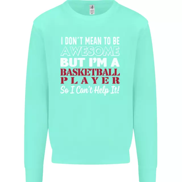 Felpa maglione I Dont Mean to Be giocatore di basket da uomo 6