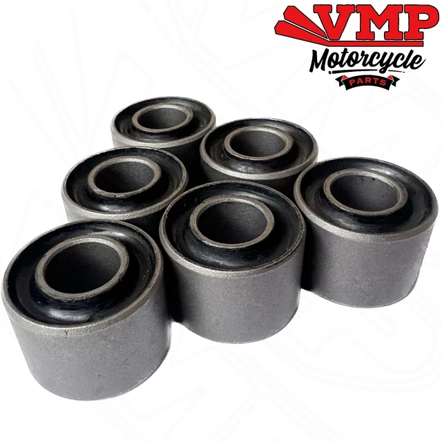 Motorcycle Cush Drive Rear Wheel Sprocket Rubbers For Honda CG 125 – Set Of 4, Black Rubber