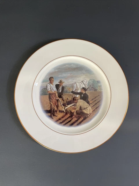 John Deere 1991 Collector Plate, 1 in 5000, He Gave The World A Steel Plow