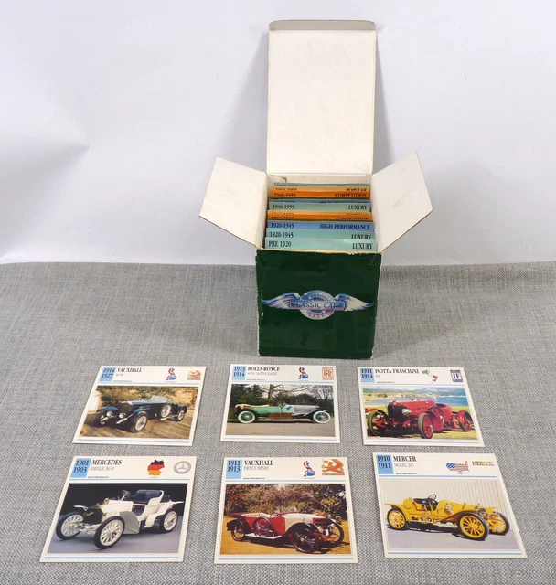 CLASSIC CAR COLLECTORS Club cards, boxed. Pre 1920 1969 Thames