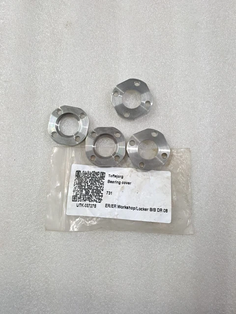 Bearing Cover Tz-82  Alfa Laval Toftejorg Tank Cleaning Machine Te731 Lot 4Pcs