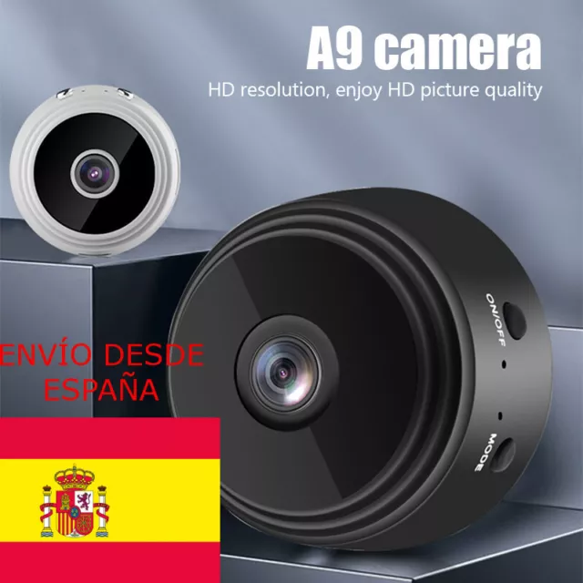 Mini camara ip wifi vigilancia A9 de 1080P para interior. MUY DISCRETA. NOCTURNA