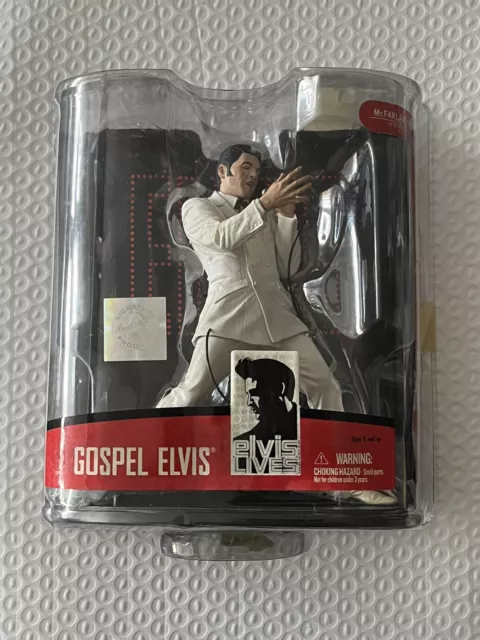 McFarlane Toys Gospel Elvis Presley 6" Action Figure 2008 Read