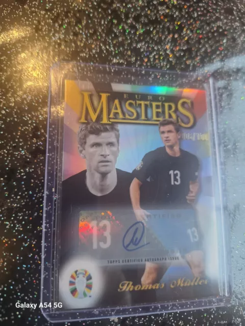 Thomas MULLER MÜLLER 2023 Topps Finest Road To UEFA EURO 2024 Masters Auto 6/100