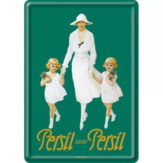 Nostalgic-Art - Retro Blechschild Metallschild Postkarte 10x14cm - Persil