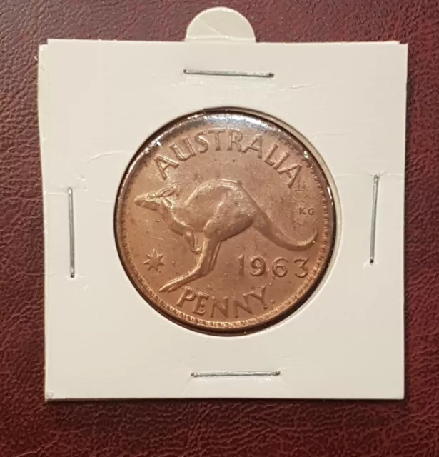 1963y. Australian Penny coin