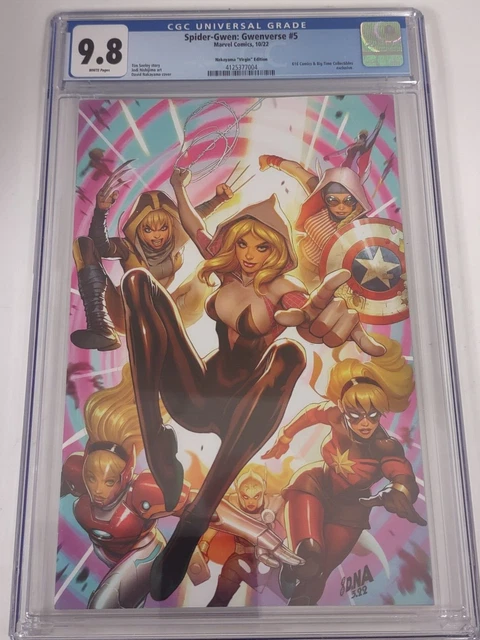 Spider-Gwen: Gwenverse #5 Marvel Comics 2022 Nakayama Virgin Edition CGC 9.8