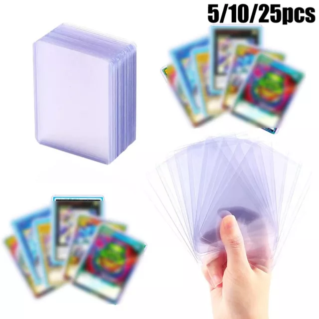 Robuste PVC Karten Schutzhüllen 35PT Top Loader 3X4in Brettspiel Kartenhalter