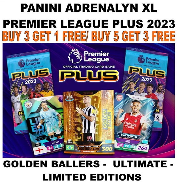 2023-24 Panini Adrenalyn XL Plus Premier League Trading Cards - 50-Pack Box With 300 Cards Total
