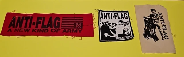 Parche de Colección Años 90 Y2K Anti-Bandera Bad Religion Pennywise NOFX RANCID Rise Against OI