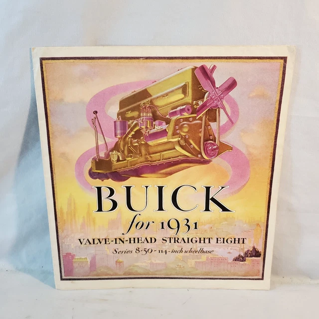 Factory Original 1931 Buick Sales Brochure Offers Considered