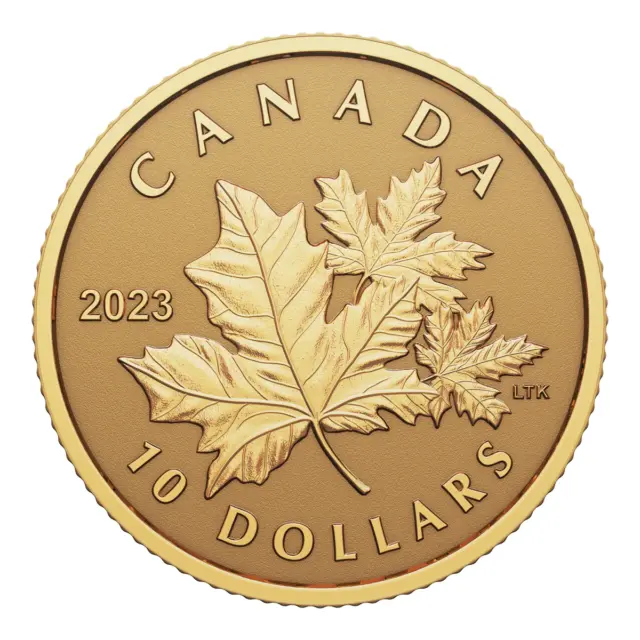 2023 $10 Everlasting Maple Leaf - Pure Gold Coin | Royal Canadian Mint