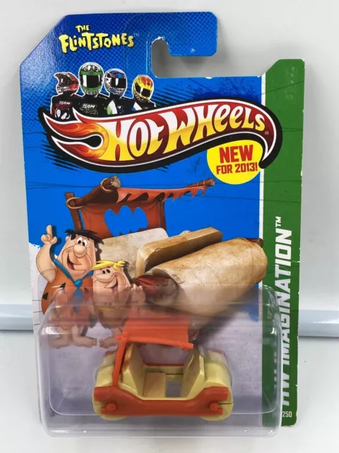 2012 Nuevo Mattel Hot Wheels HW Imagination 70/250 The Flintstones Flintmobile