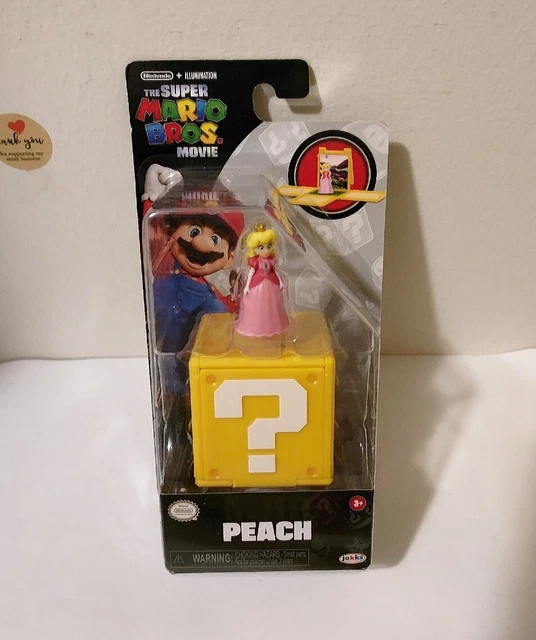 SUPER MARIO BROS Movie 1" Mini Figure Princess Peach 2023 Toy New 20.