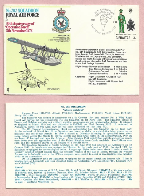 RAF 202 SQUADRON 30TH ANNIVERSARY 