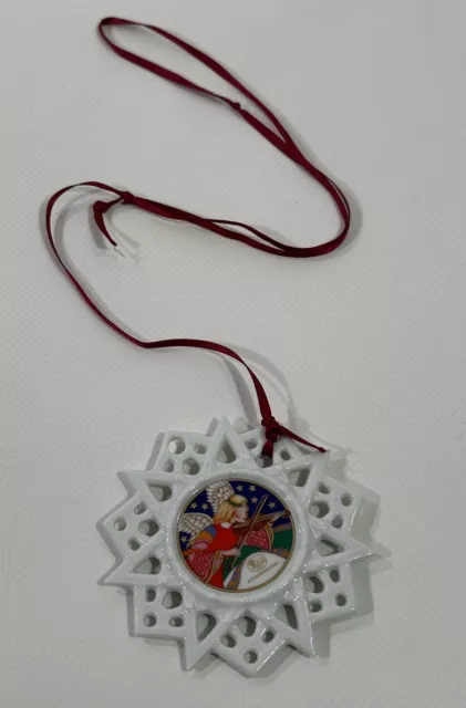 Hutschenreuther Weihnachtsstern Weihnachtsbaumschmuck - Engel mit Geige S164F