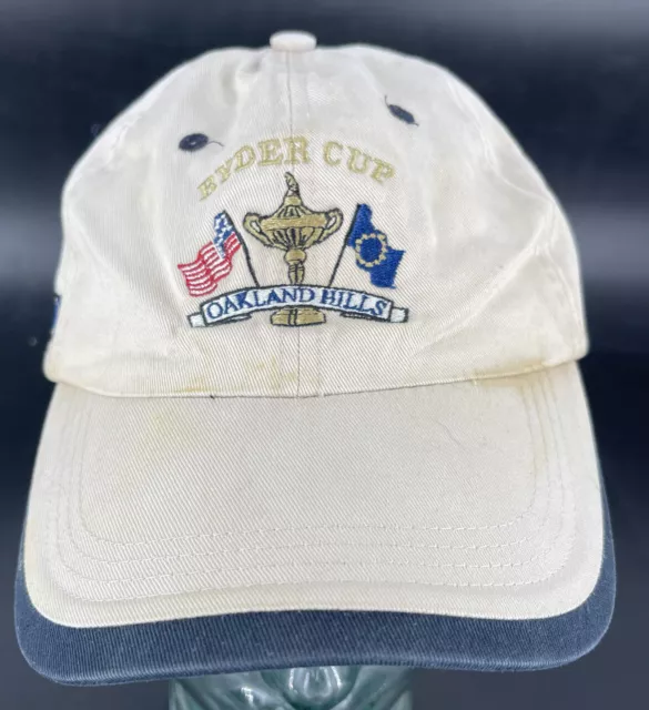 2004 Ryder Cup Oakland Hills Michigan Tournament Golf Hat Strapback Adjustable