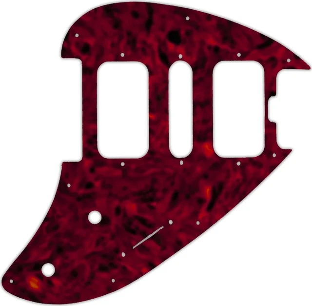 WD Custom Pickguard For Music Man Silhouette #05T Tortoise Shell Solid (Semi-...