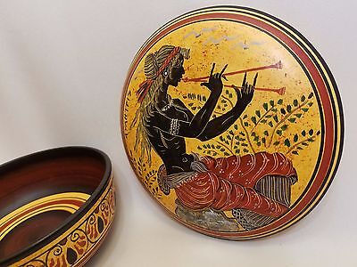 Auletris Greek Mythology Rare Hellenic Ancient Art Pottery Jewelry Case