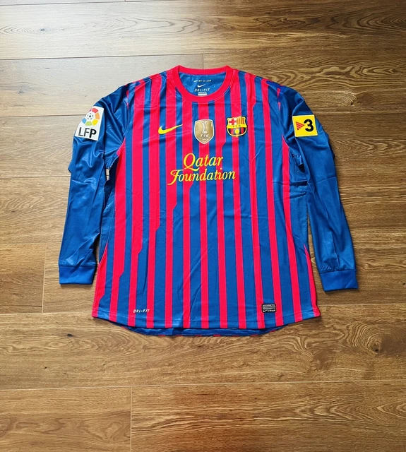 2011/12 BARCELONA HOME Shirt Player Issue Shirt Jersey No.10 Messi Size