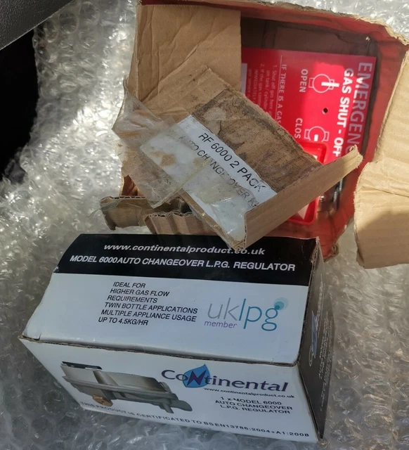 Continental 6000 TWO BOTTLE AUTO CHANGEOVER VALVE LPG PROPANE GAS REGULATOR rare