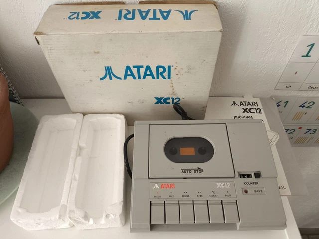 FILM DE PROTECTION LOGO - lit / n'enregistre pas, Atari XC12 lecteur cassette K7