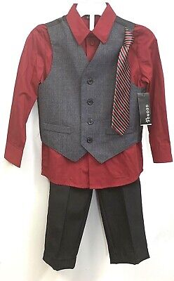 George 4 Piece Boys Vest Set Size 4 -New with Tags! Boys' Suits