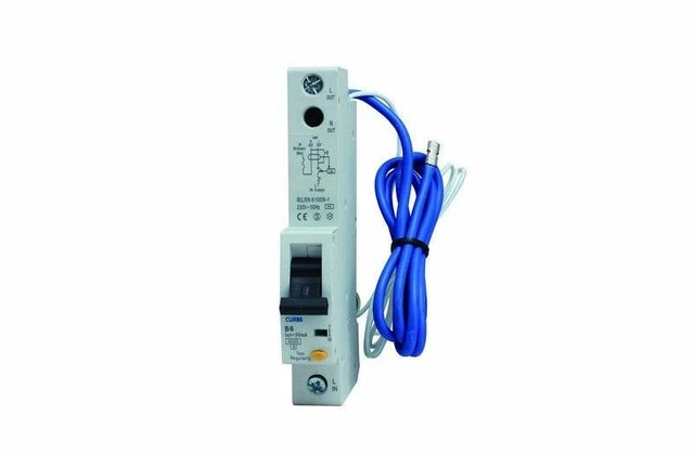 ABB Disjoncteur Miniature Pro M Compact - 1 Pôle, Type B, 63A, 6kA - Référence 2CDS251001R0635 - Pour Tableau Électrique
