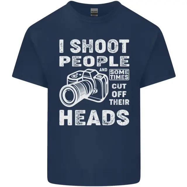 T-shirt top Photography I Shoot People Photographer da uomo cotone 2