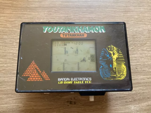 Jeu Électronique Lcd Game Table Top Bandai Toutankhamon