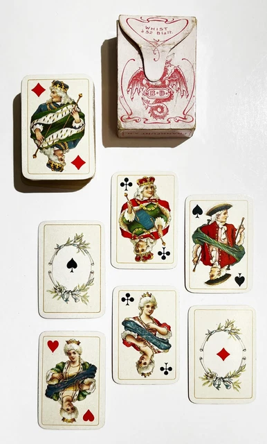 JEU DE 33 CARTES À JOUER DIVINATOIRES ILLUSTRÉES